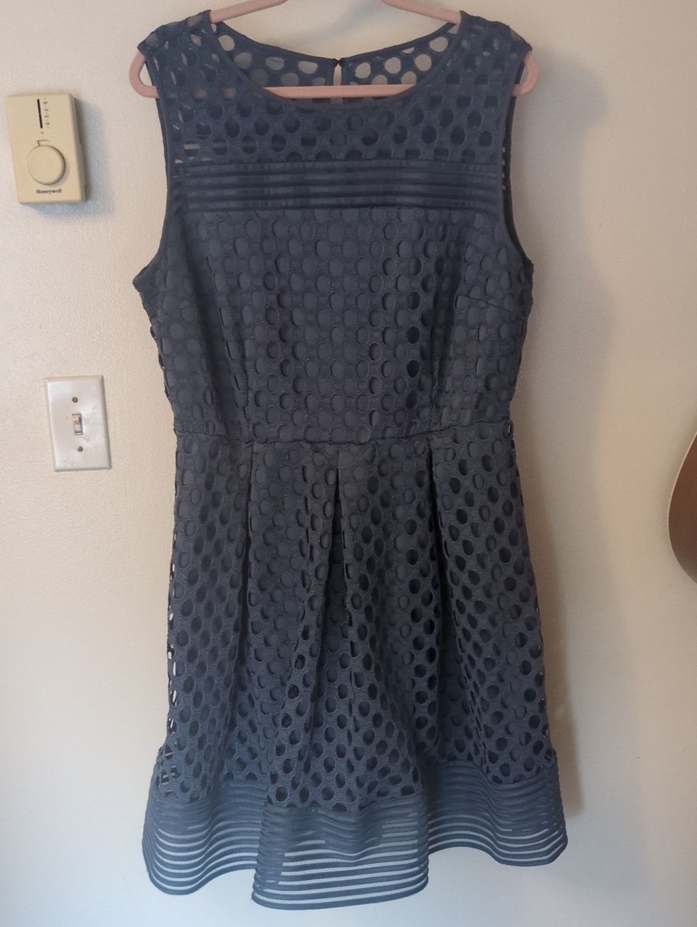 Lane Bryant Cornflower Blue Fit & Flare Dress